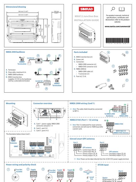 MX612 Junction Box Installation Guide 